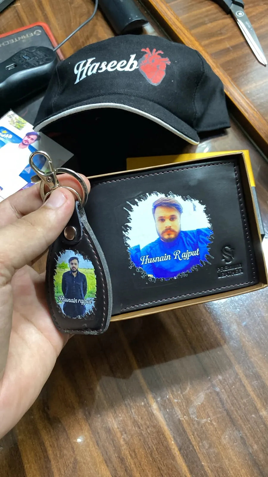 Customized Wallet Set with Picture