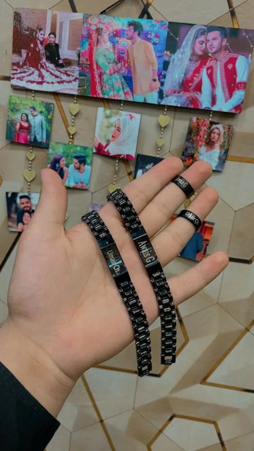 Personalized Metal Name Bracelet for Men & Women